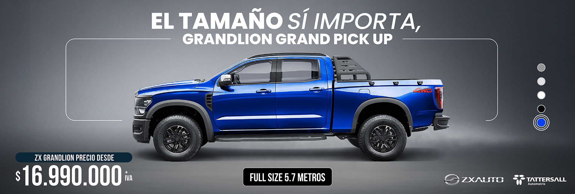 El tamaño si importa, Grandlion Gran Pick Up